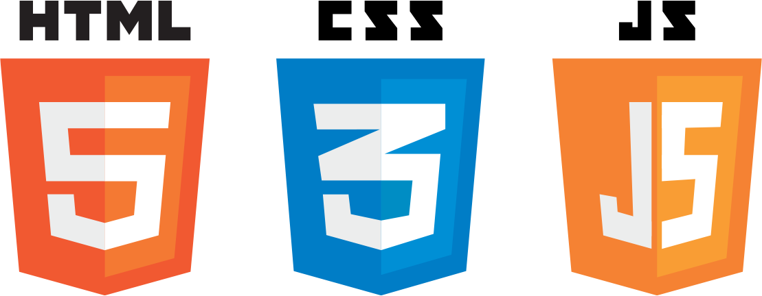 HTML CSS and JS Logos
